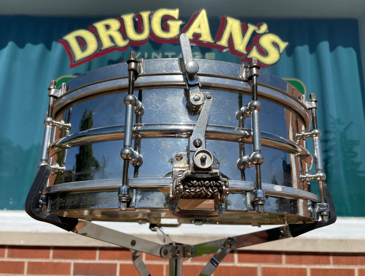 1920s Ludwig 5x14 Super Ludwig No. 231 Snare Drum 2 pc Shell