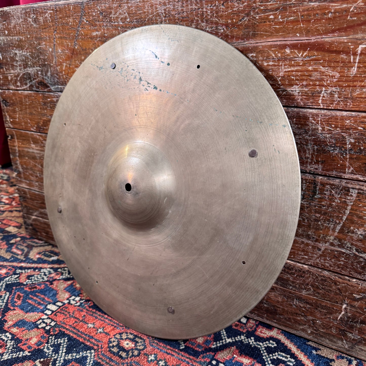 16" Zanchi F&F Vibra Crash Ride Cymbal w/ Rivets 1302g *Video Demo*