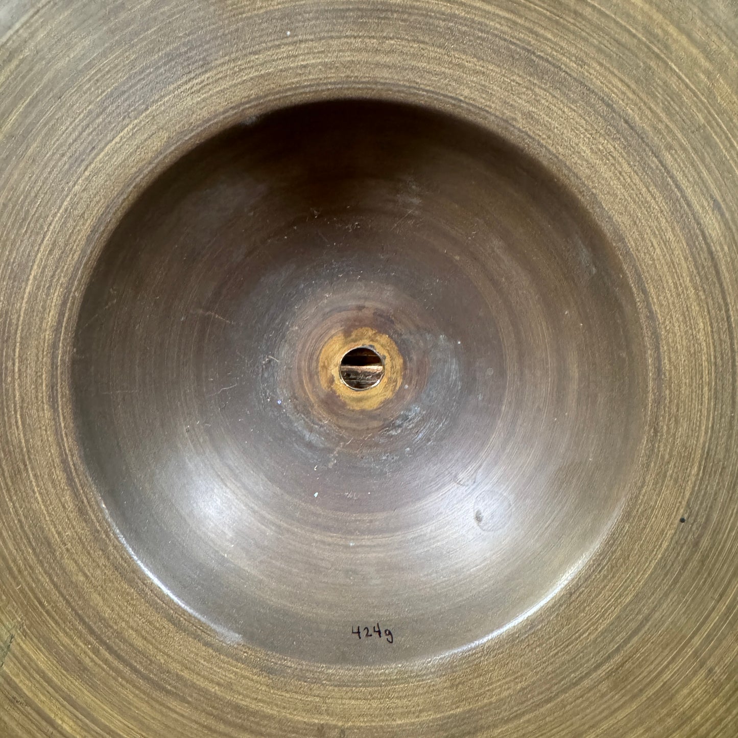 10" Frank Wolf 1920s Deep Cup Sock Hat Cymbal Pair Low Boy Hi-Hat 408g/424g