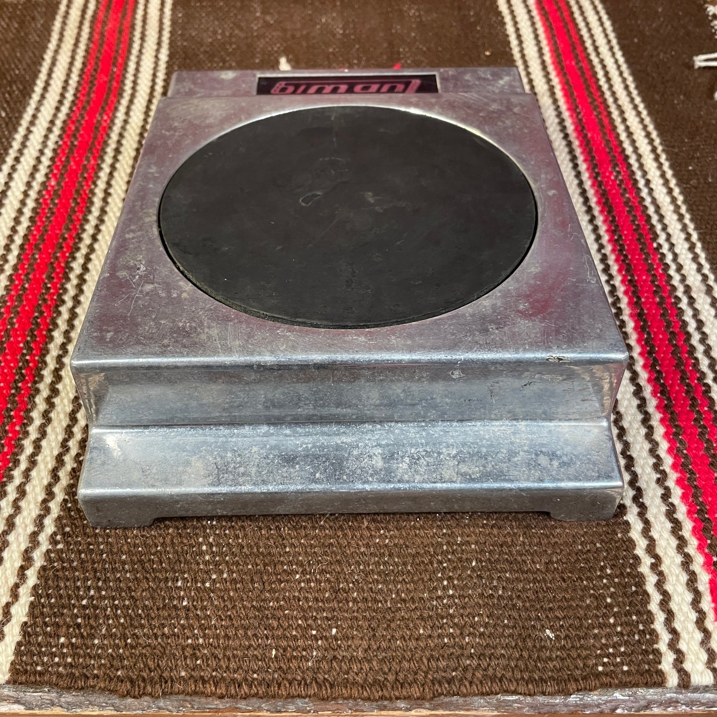 1970s Ludwig No. 4050 Practice Pad Aluminum / Rubber