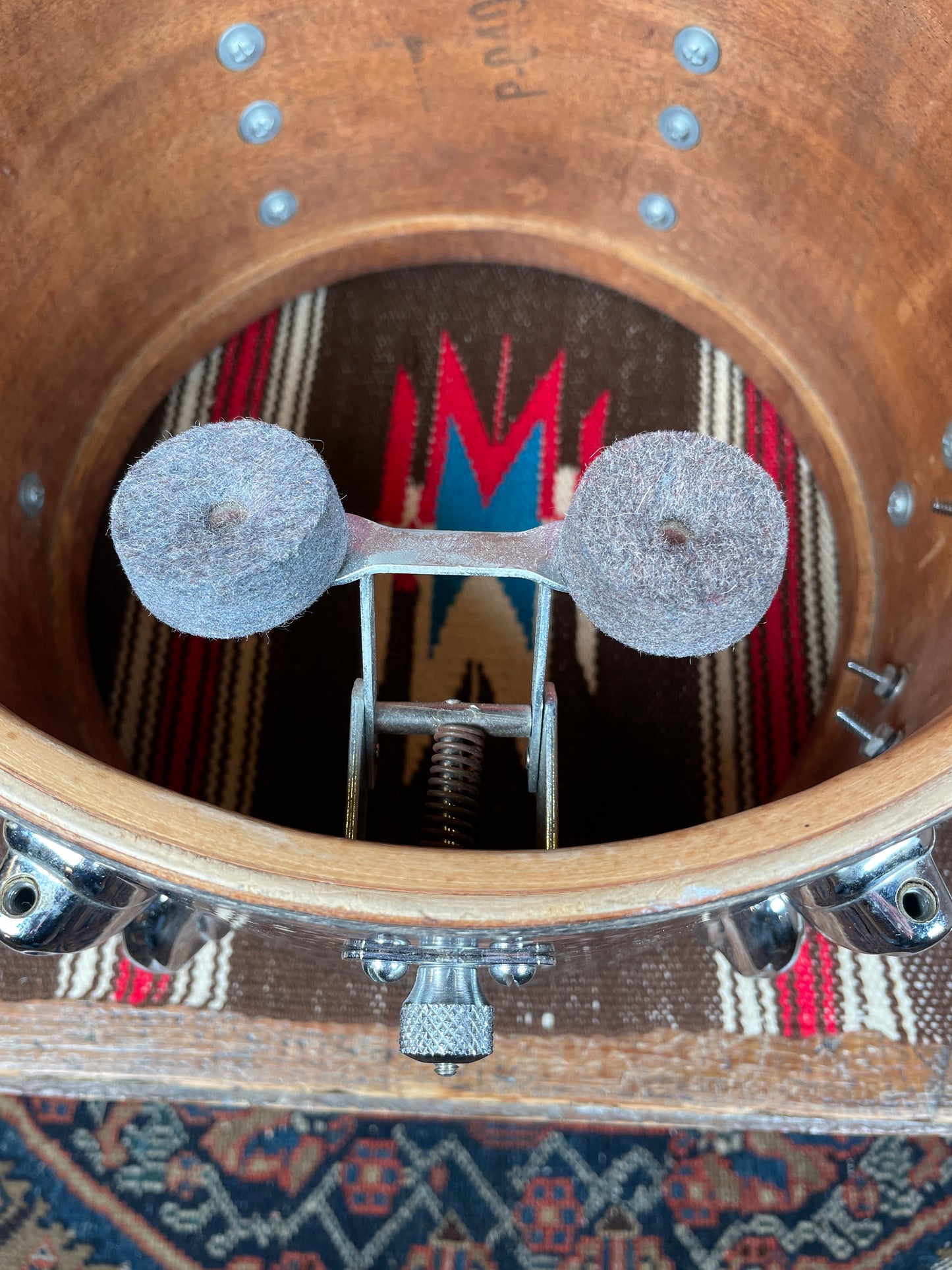 1960s Slingerland 8x12 Tom Drum Single Capri Pearl