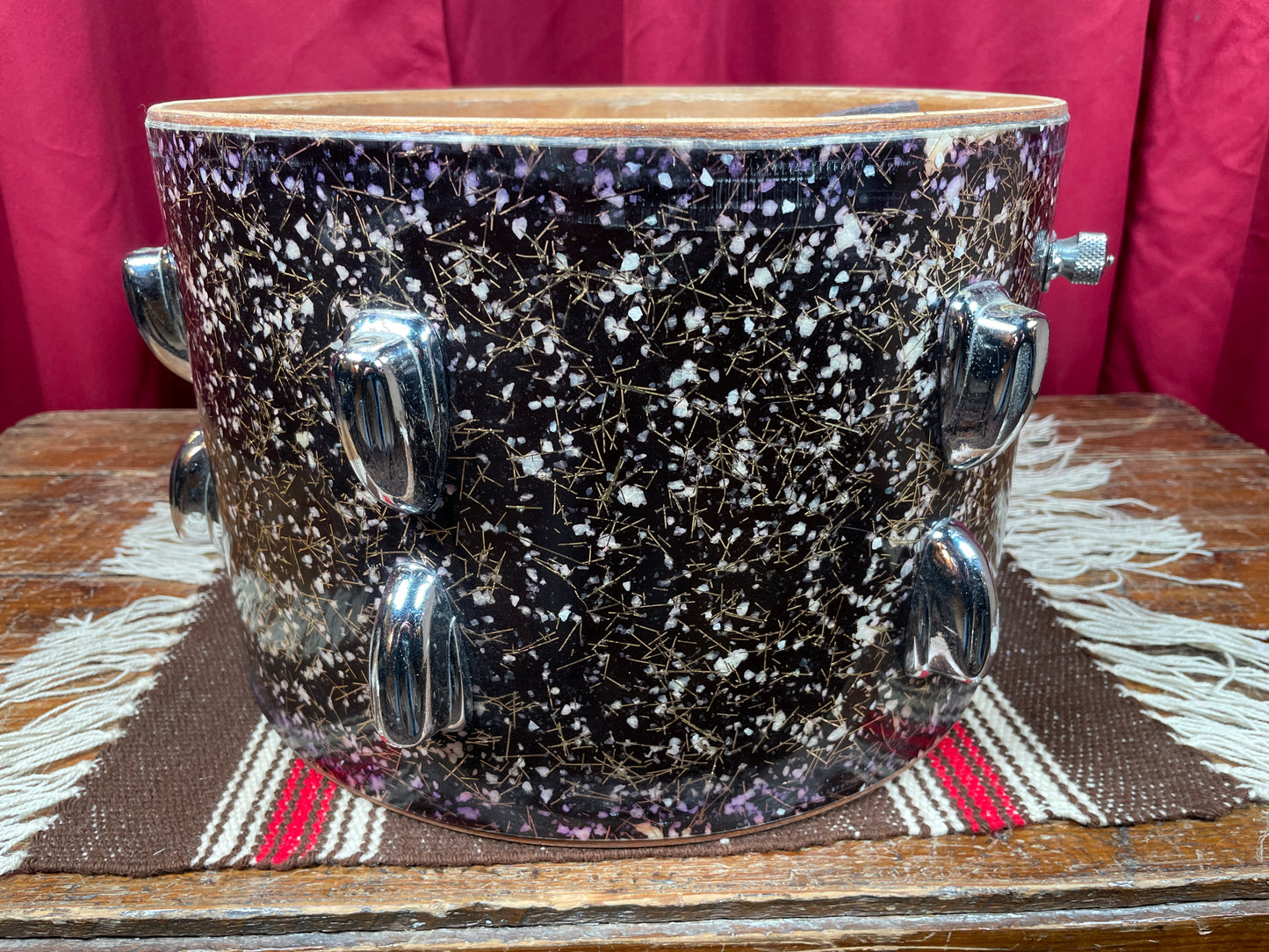 1960s Slingerland 8x12 Tom Drum Single Capri Pearl