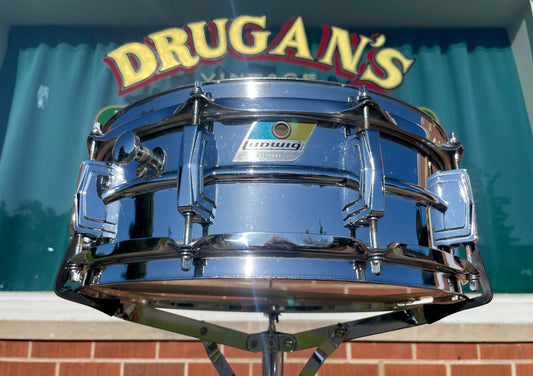 1970s Ludwig 5x14 Supraphonic LM400 Snare Drum