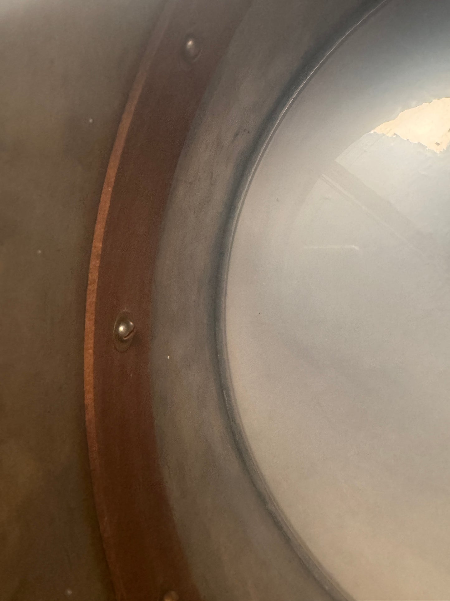 Early 1900s M.A. Wintrich 9x16 Single Tension Brass Snare Drum NOB