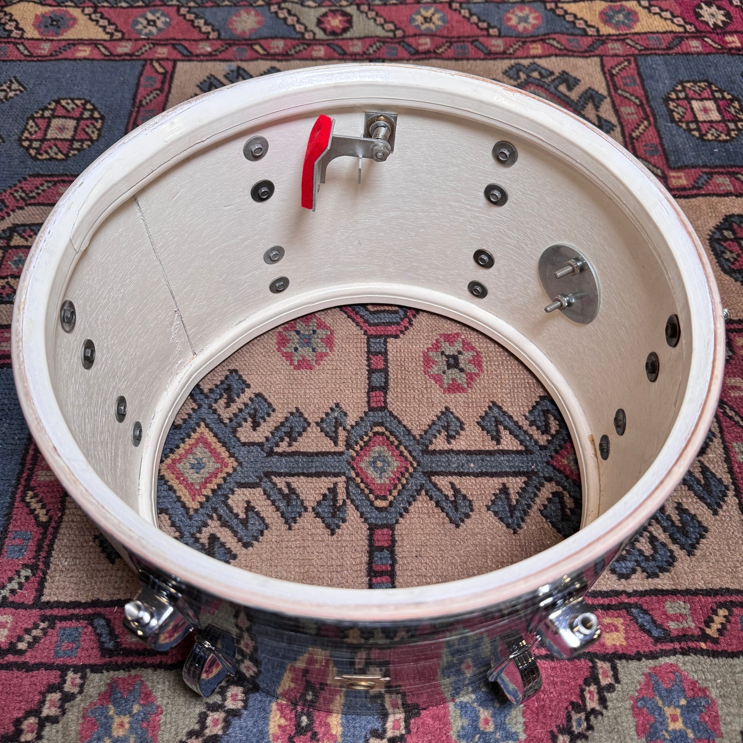 1960s Ludwig 8x12 Tom Drum Oyster Blue Pearl #1