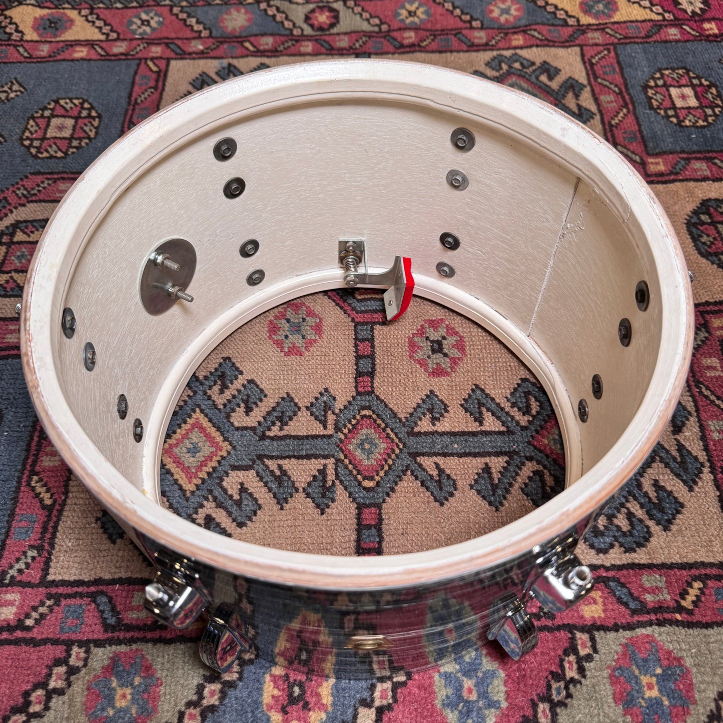 1960s Ludwig 8x12 Tom Drum Oyster Blue Pearl #1