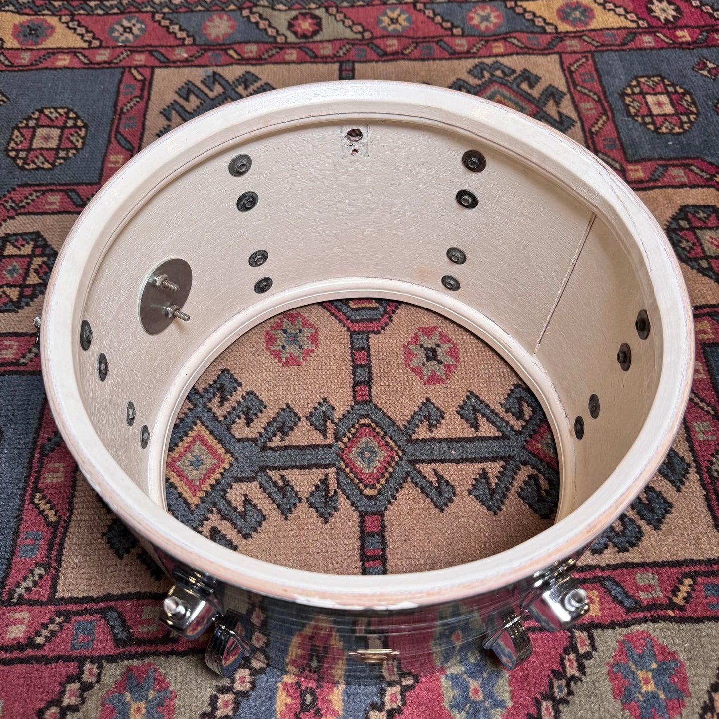 1960s Ludwig 8x12 Tom Drum Oyster Blue Pearl #2