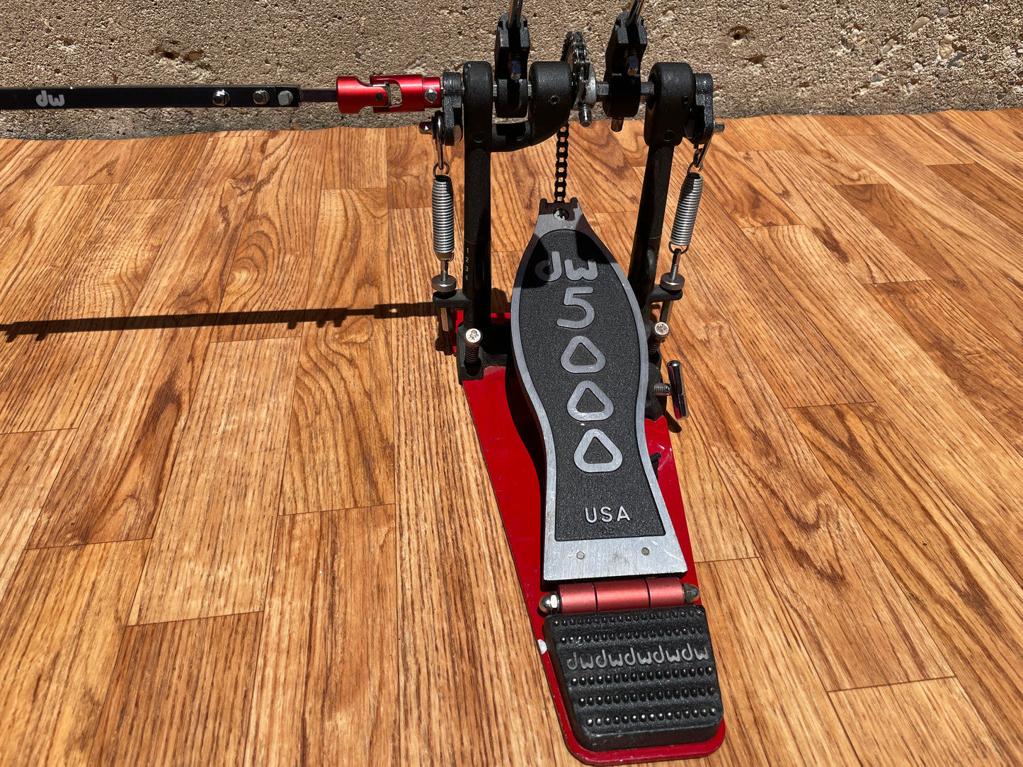 DW 5000 Series Single Chain Accelerator Double Bass Pedal Drum Workshop DWCP5002AH4
