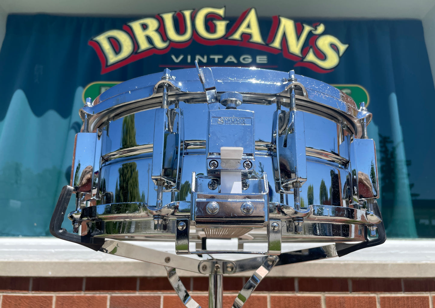 1980s Yamaha SD-295 5.5x14 Snare Drum Chrome 10-Lug MIJ