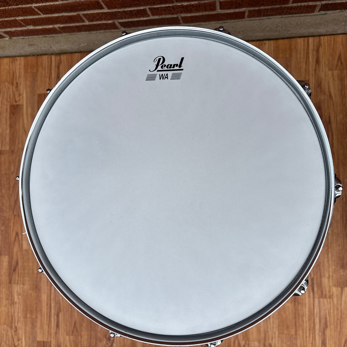 Pearl SK-800 10-Lug Steel Shell 5x14 Snare Drum w/ Stand & Bag