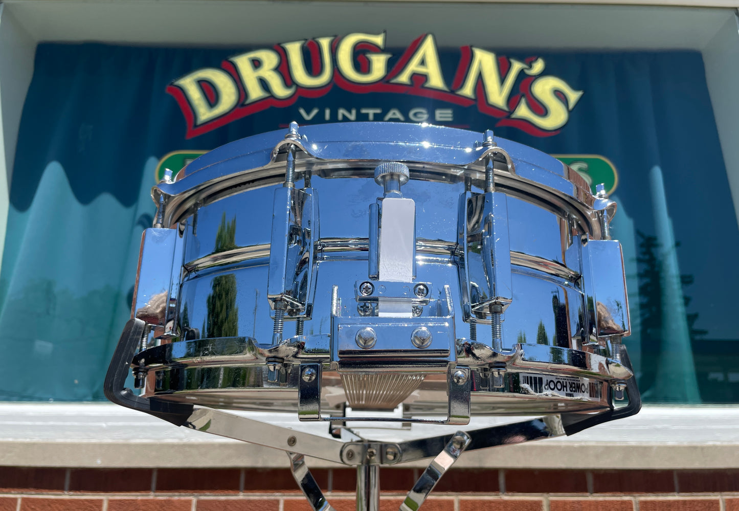 1980s Yamaha SD-295 5.5x14 Snare Drum Chrome 10-Lug MIJ