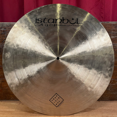 22" Istanbul Agop Traditional Medium Ride Cymbal 2982g *Video Demo*