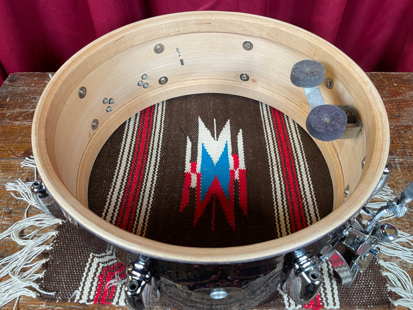 1959 Slingerland 5.5x14 Gene Krupa Radio King No. 143 Snare Drum Solid Shell Capri Pearl