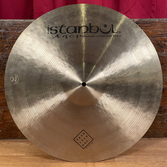 20" Istanbul Agop Traditional Thin Crash Cymbal 1632g *Video Demo*