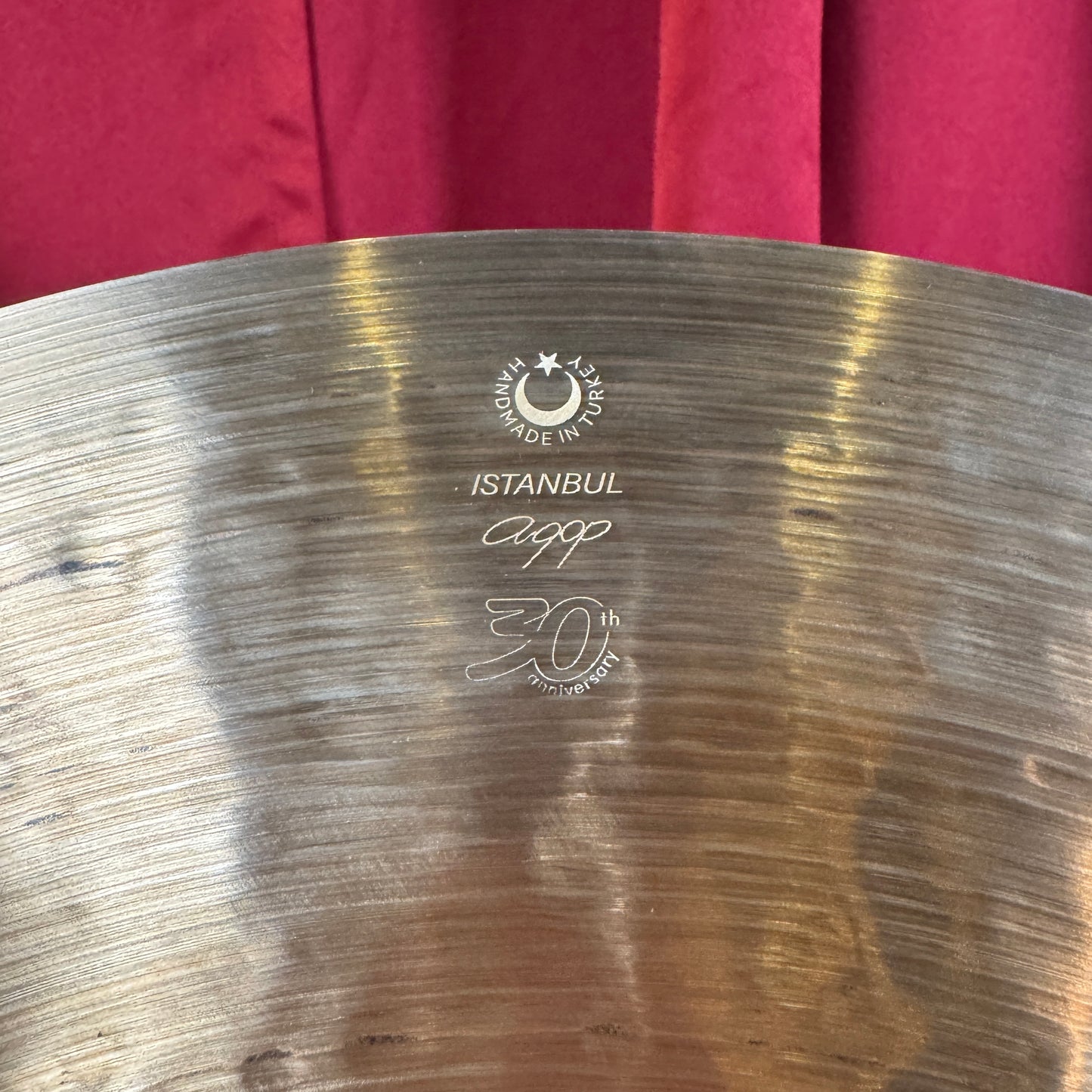 20" Istanbul Agop 30th Anniversary Ride Cymbal 1874g *Video Demo*