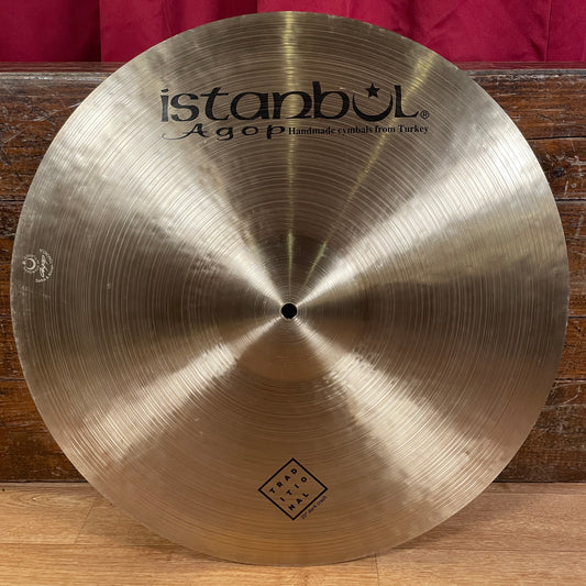 20" Istanbul Agop Traditional Dark Crash Cymbal 1744g *Video Demo*
