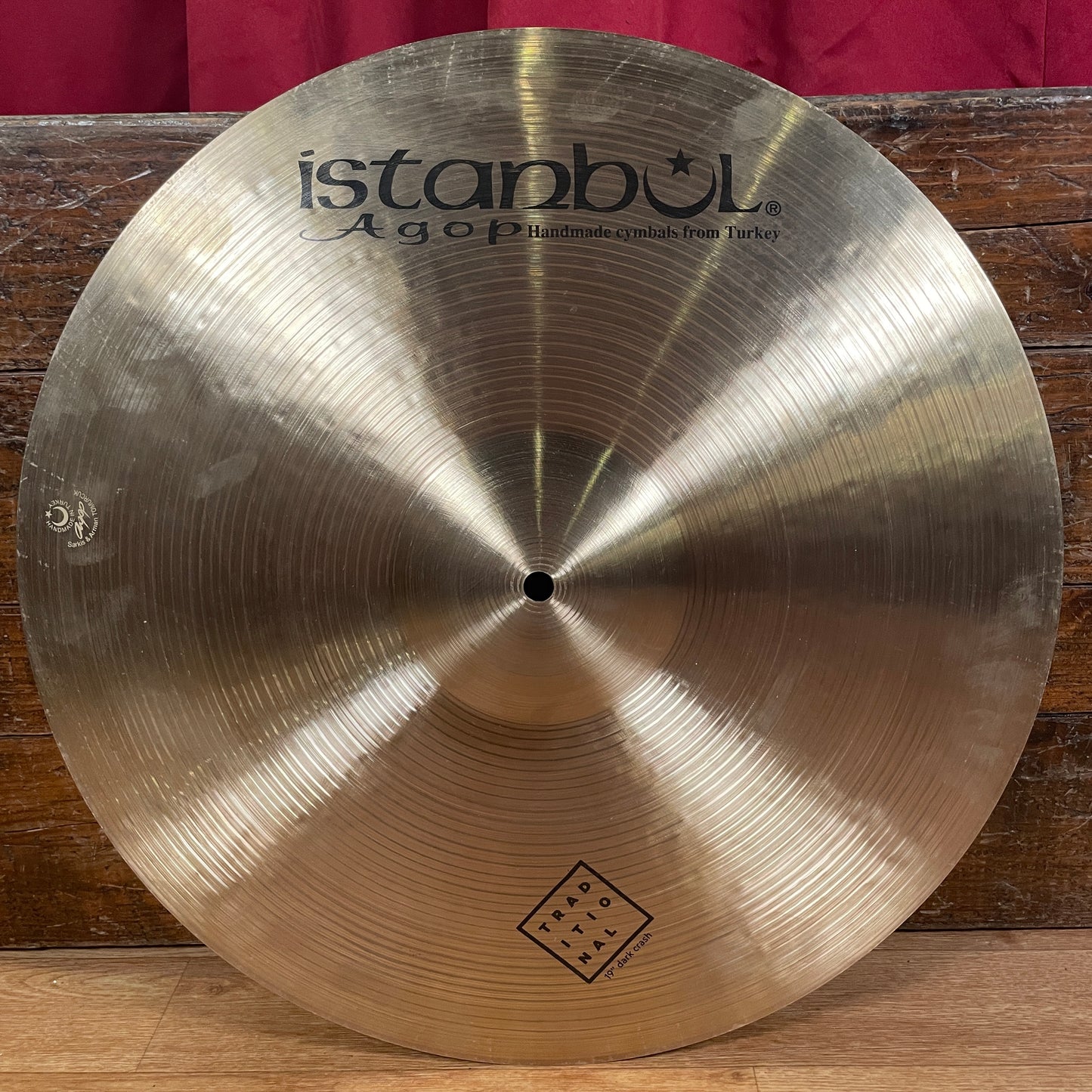 19" Istanbul Agop Traditional Dark Crash Cymbal 1642g *Video Demo*