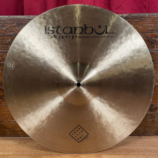 19" Istanbul Agop Traditional Thin Crash Cymbal 1578g *Video Demo*