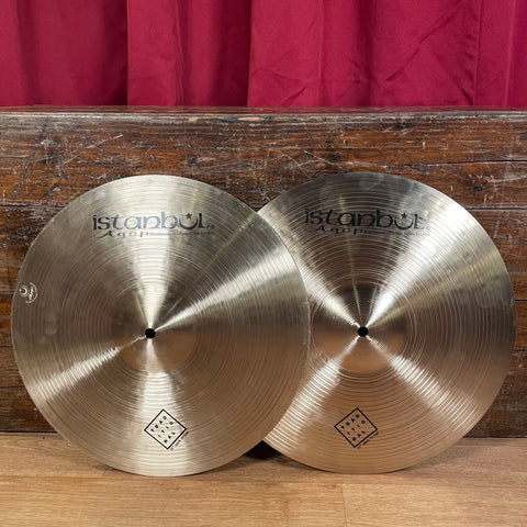 15" Istanbul Agop Traditional Dark Hi-Hat Cymbal Pair 996g/1254g *Video Demo*