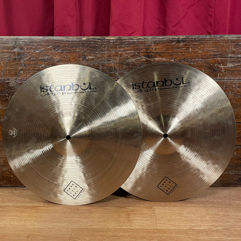 15" Istanbul Agop Traditional Medium Hi-Hat Cymbal Pair 1164g/1348g *Video Demo*
