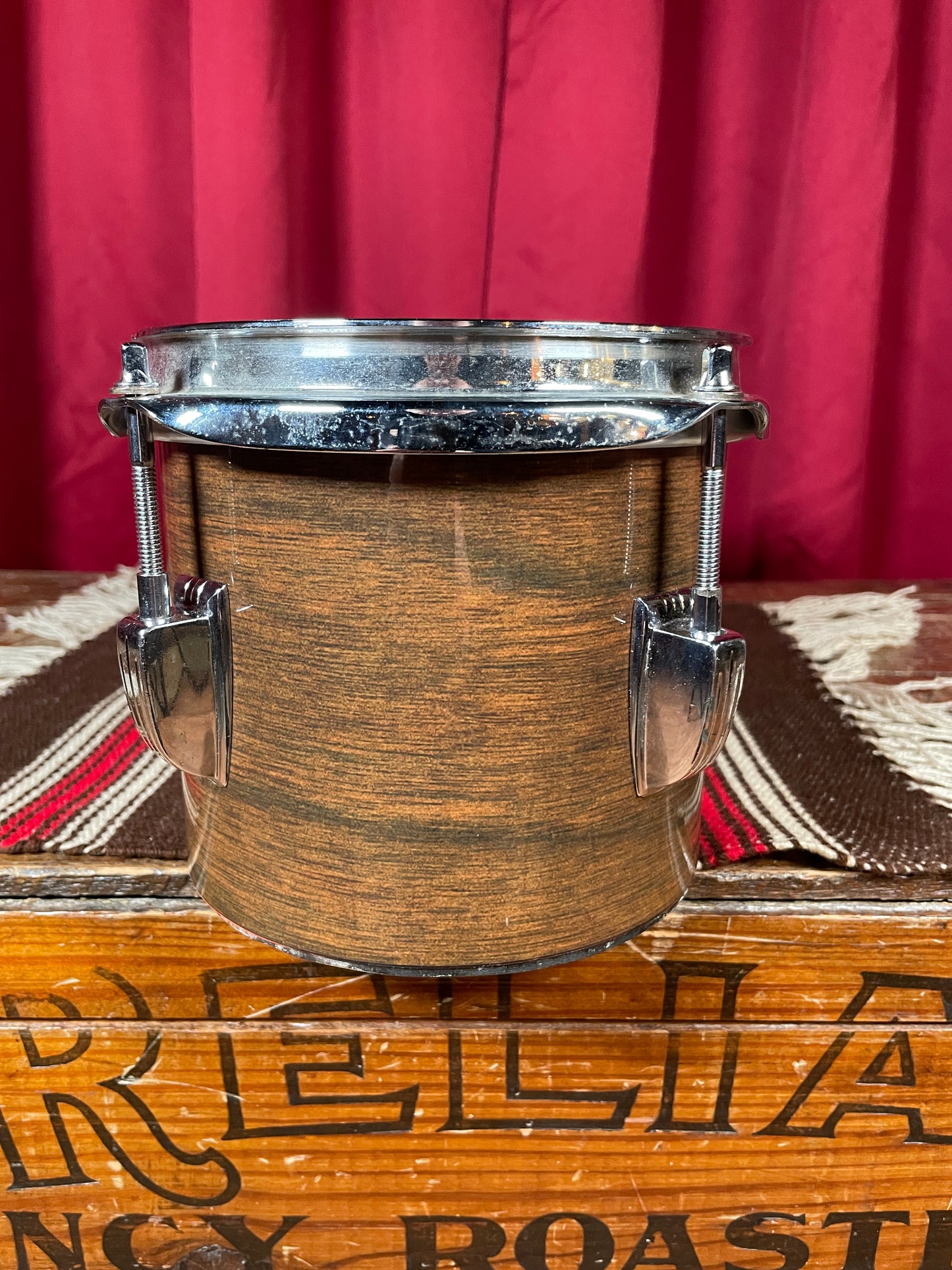 1970s Ludwig 6" & 8" Tunable Bongo Project Walnut Cortex No. 2358P