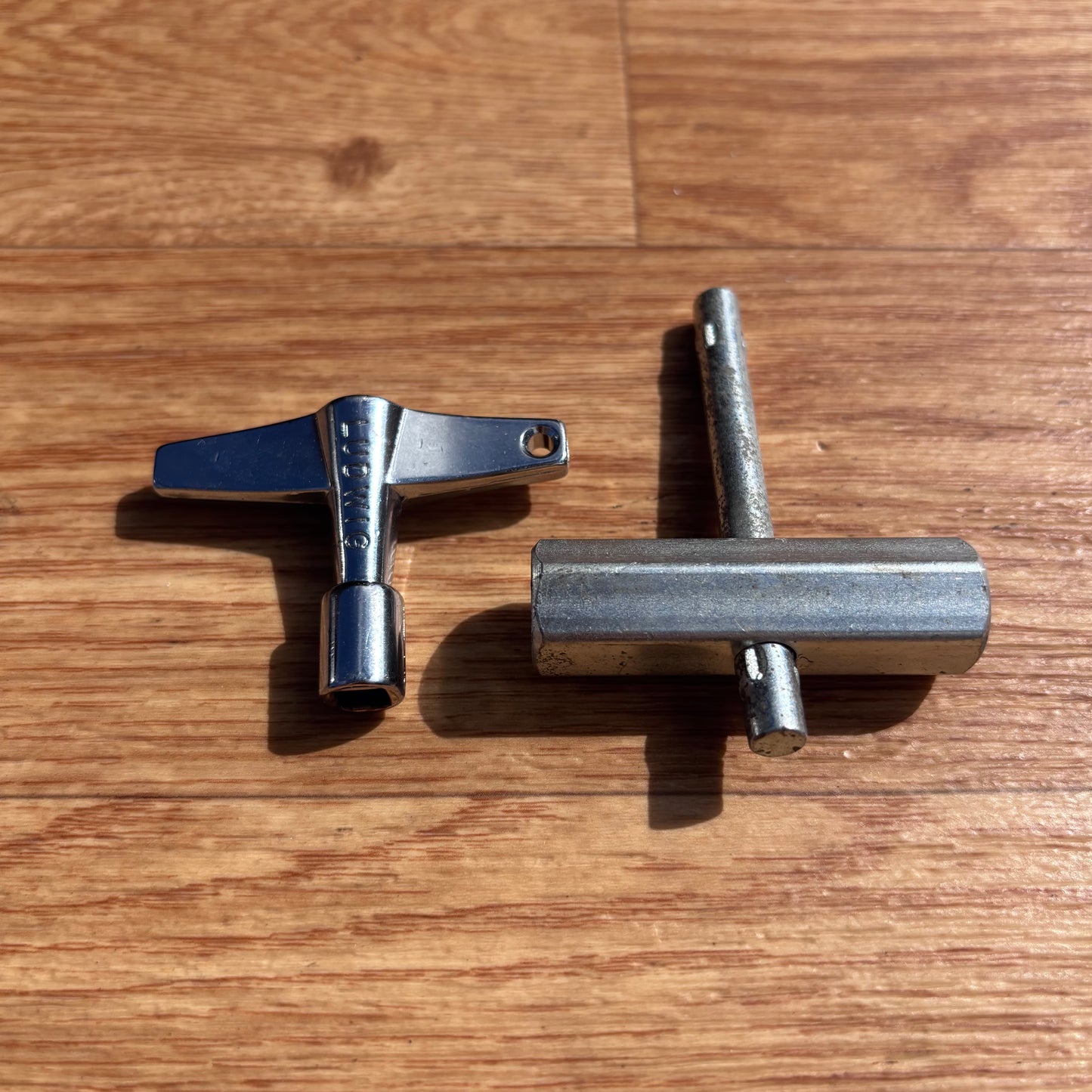 Vintage Ludwig Drum Tuning Key and Rail Consolette Hex Wrench Set