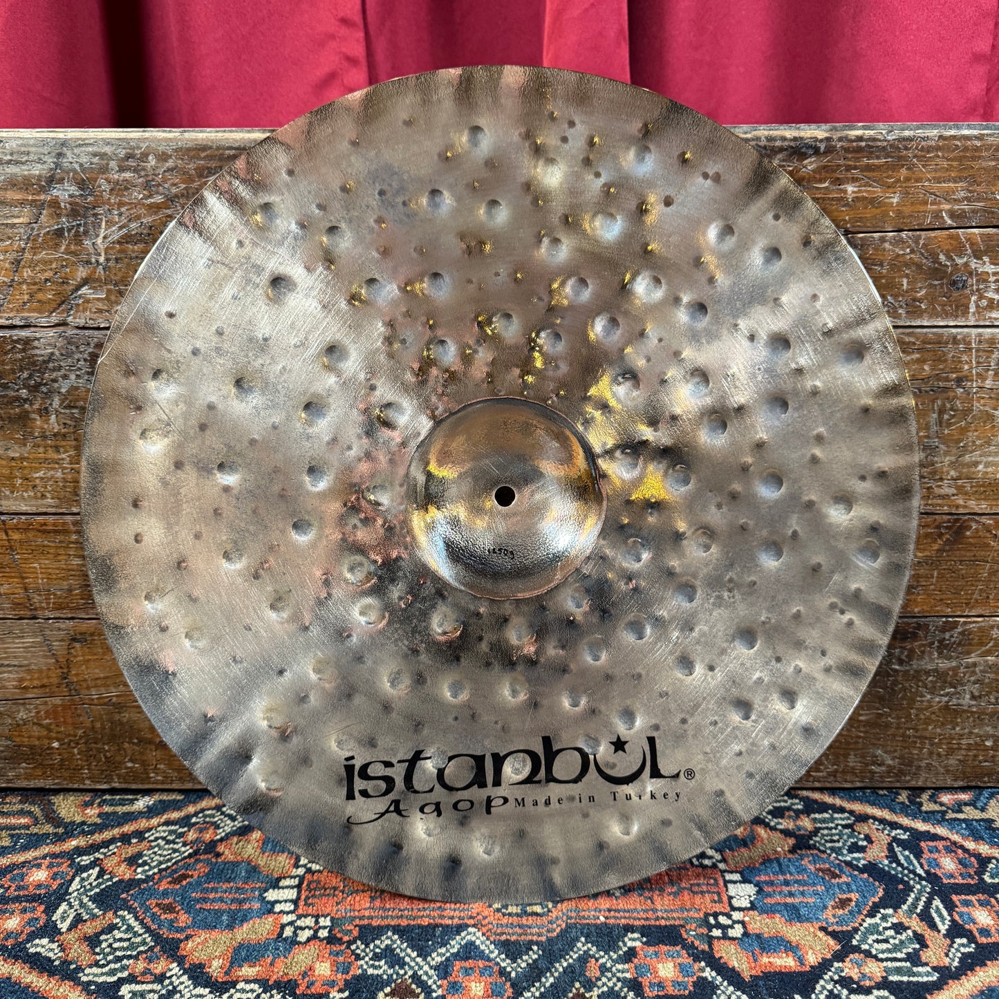 19" Istanbul Agop Xist Dry Dark Brilliant Crash Cymbal 1250g *Video Demo*