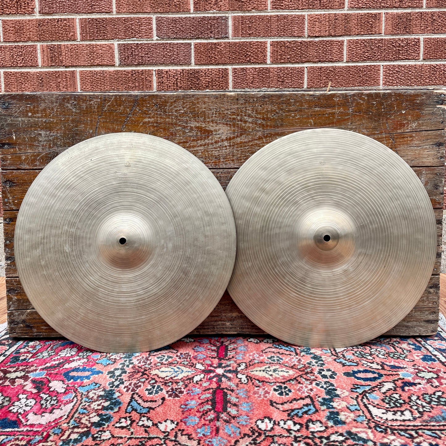 Collector's Clean 15" K. Zildjian Istanbul 1950s Intermediate Stamp Hi-Hat Cymbal Pair 864g/1072g *Video Demo*