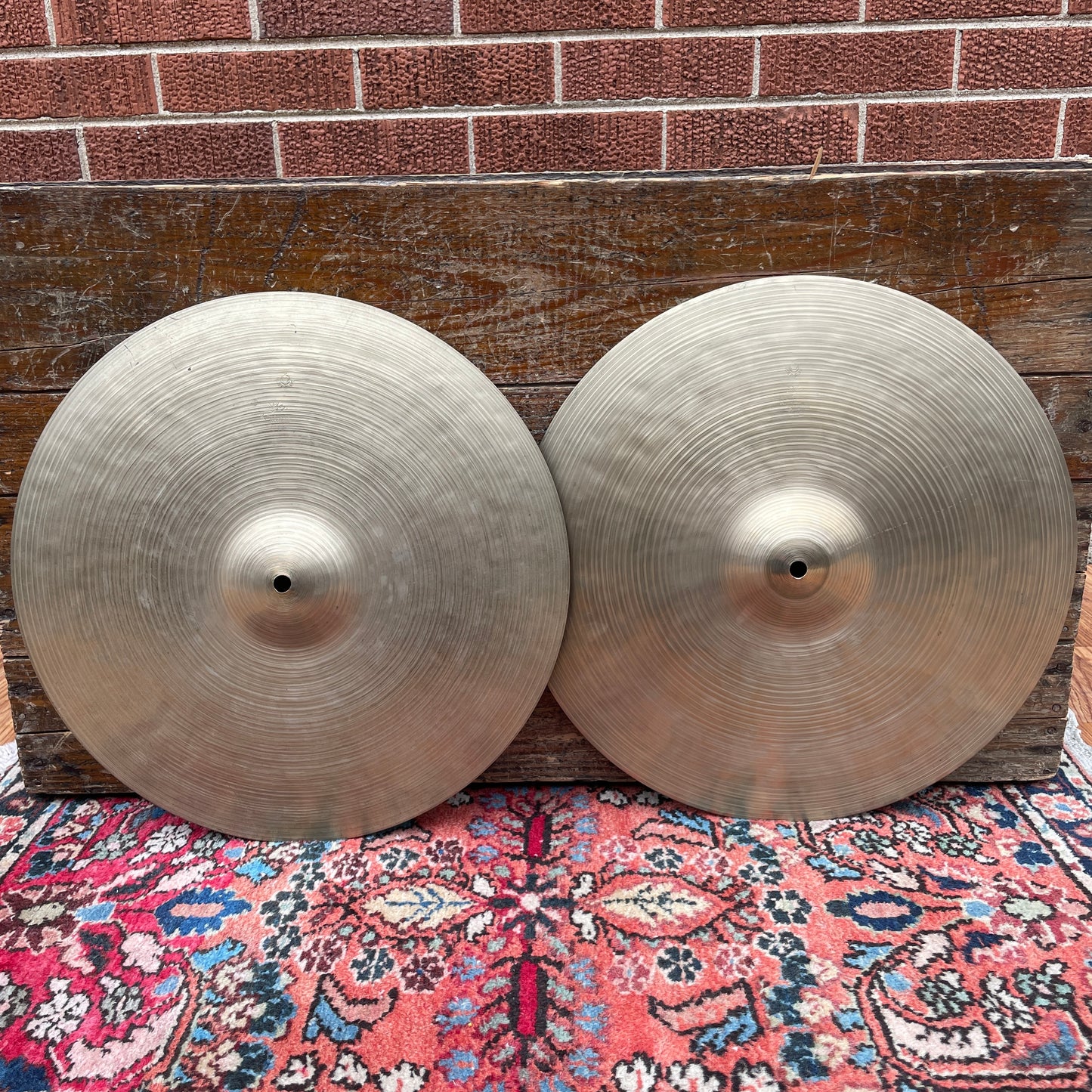 Collector's Clean 15" K. Zildjian Istanbul 1950s Intermediate Stamp Hi-Hat Cymbal Pair 864g/1072g *Video Demo*