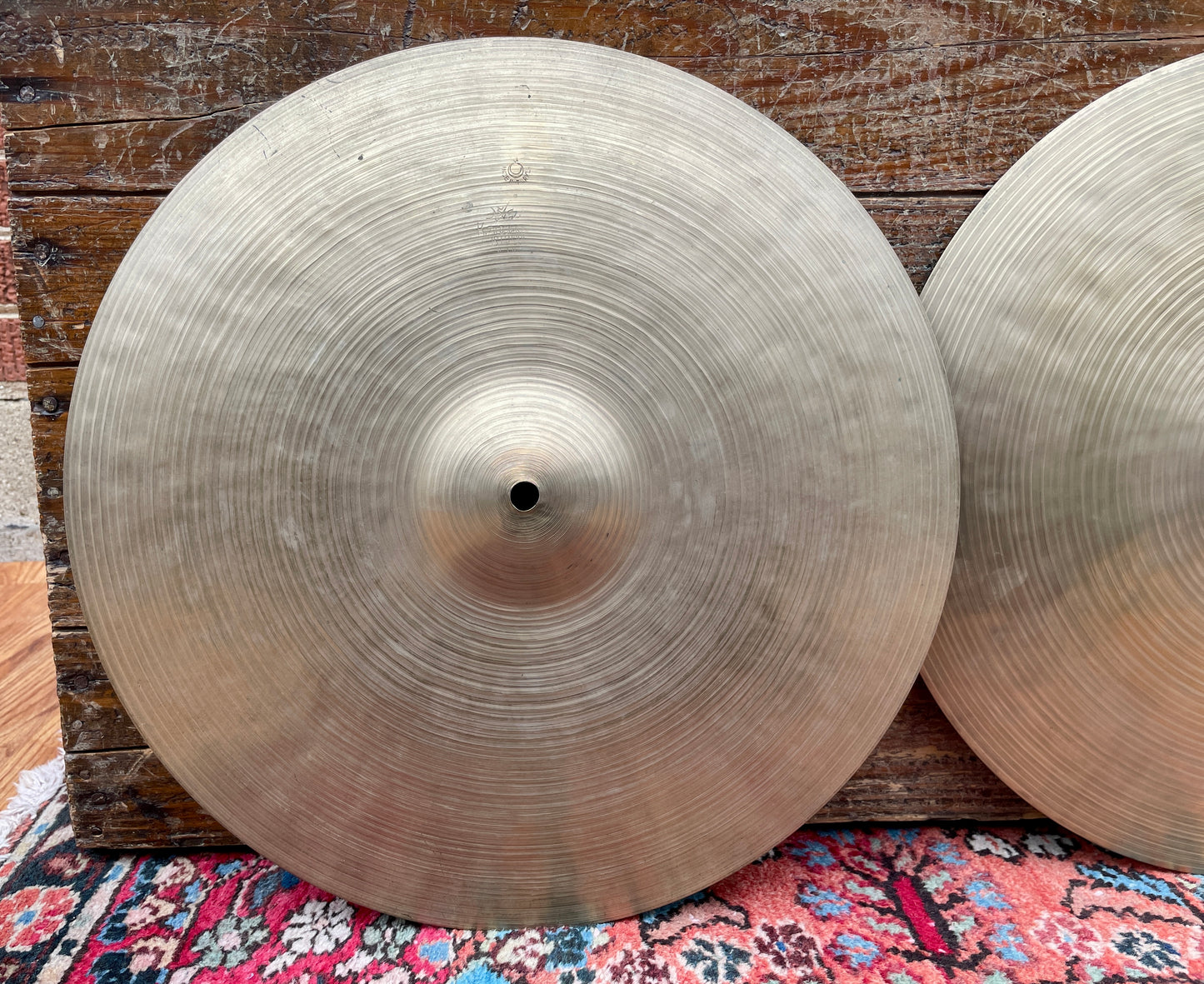 Collector's Clean 15" K. Zildjian Istanbul 1950s Intermediate Stamp Hi-Hat Cymbal Pair 864g/1072g *Video Demo*