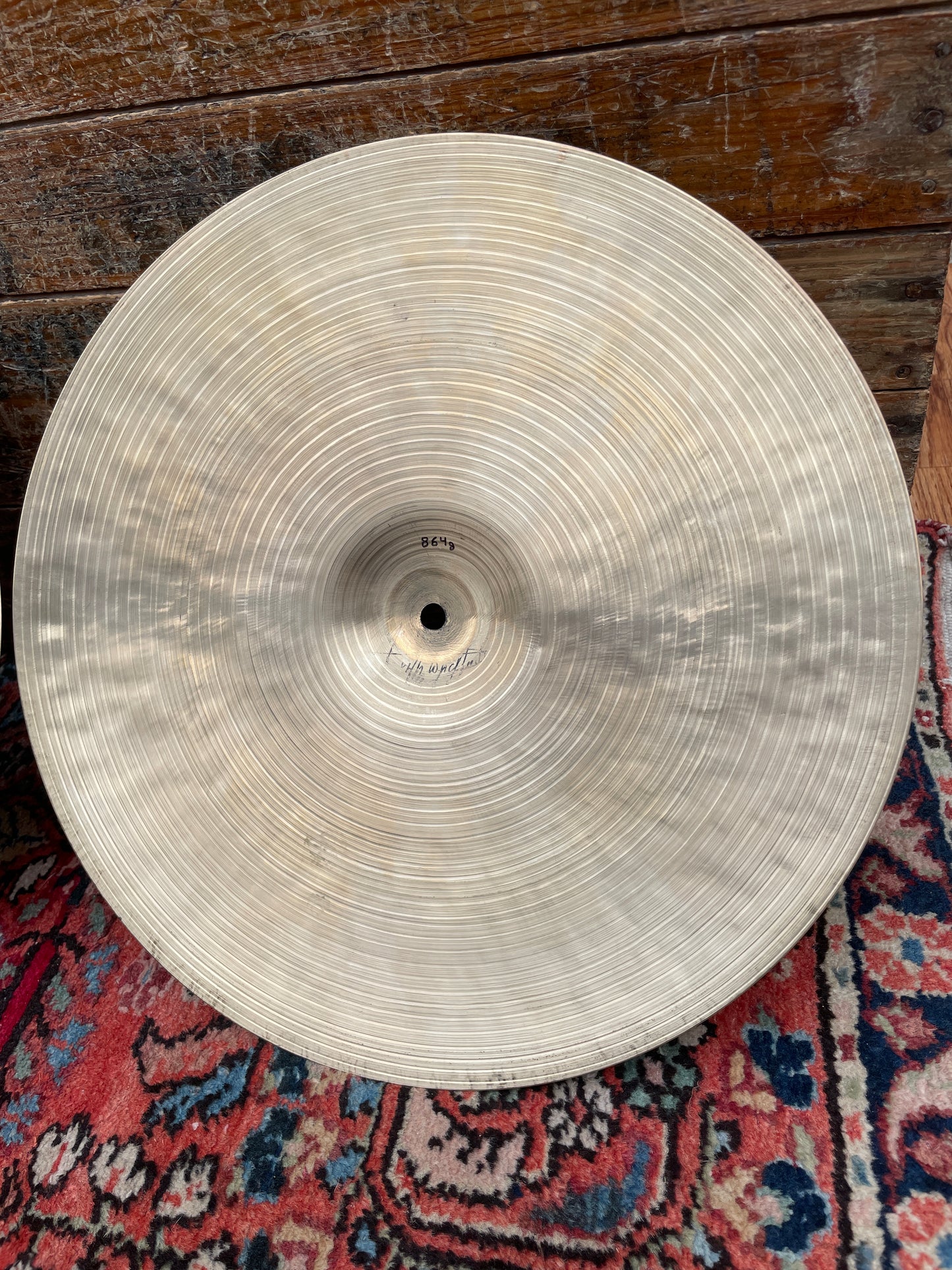 Collector's Clean 15" K. Zildjian Istanbul 1950s Intermediate Stamp Hi-Hat Cymbal Pair 864g/1072g *Video Demo*
