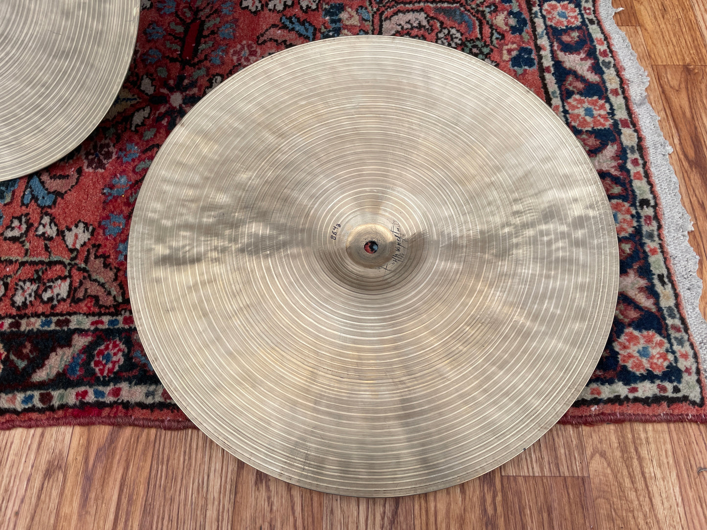 Collector's Clean 15" K. Zildjian Istanbul 1950s Intermediate Stamp Hi-Hat Cymbal Pair 864g/1072g *Video Demo*