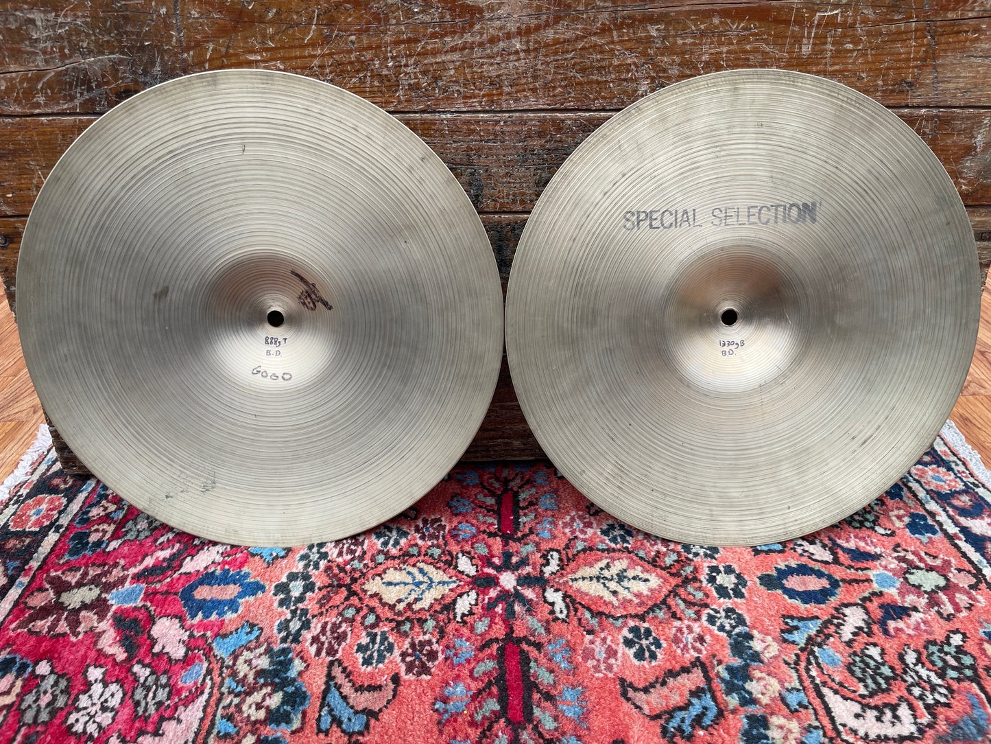 Barrett Deems Corder Fibes Drum Set White Marine Pearl w/Snare/Canister/BD Zildjian Cymbals