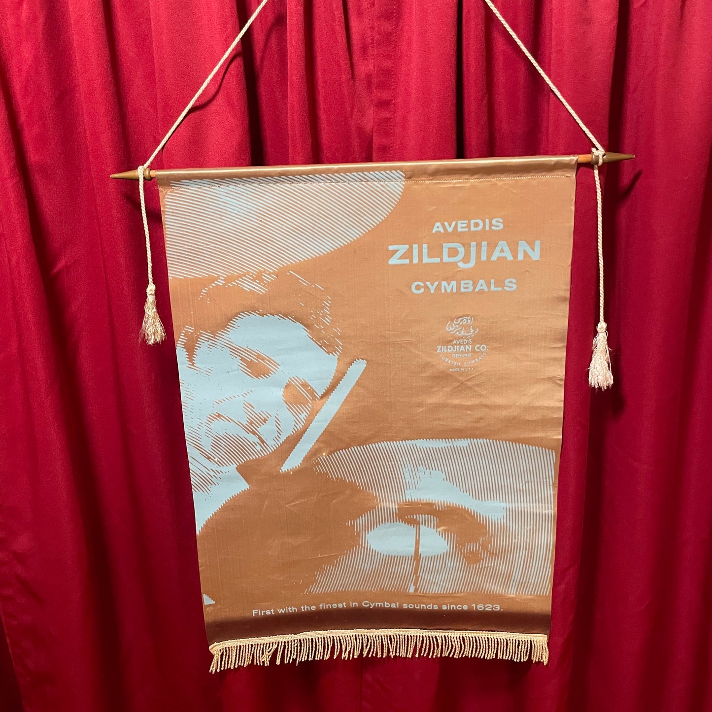 Zildjian Cymbals Buddy Rich 20" x 28" Cloth Banner