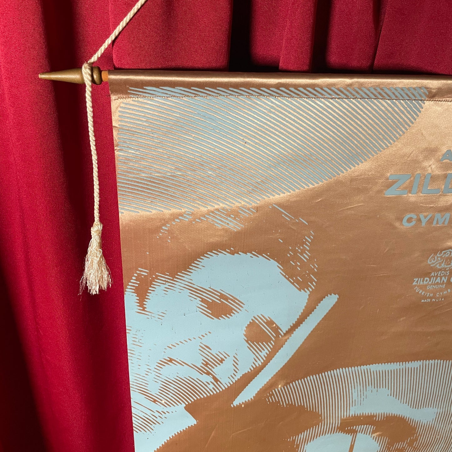 Zildjian Cymbals Buddy Rich 20" x 28" Cloth Banner