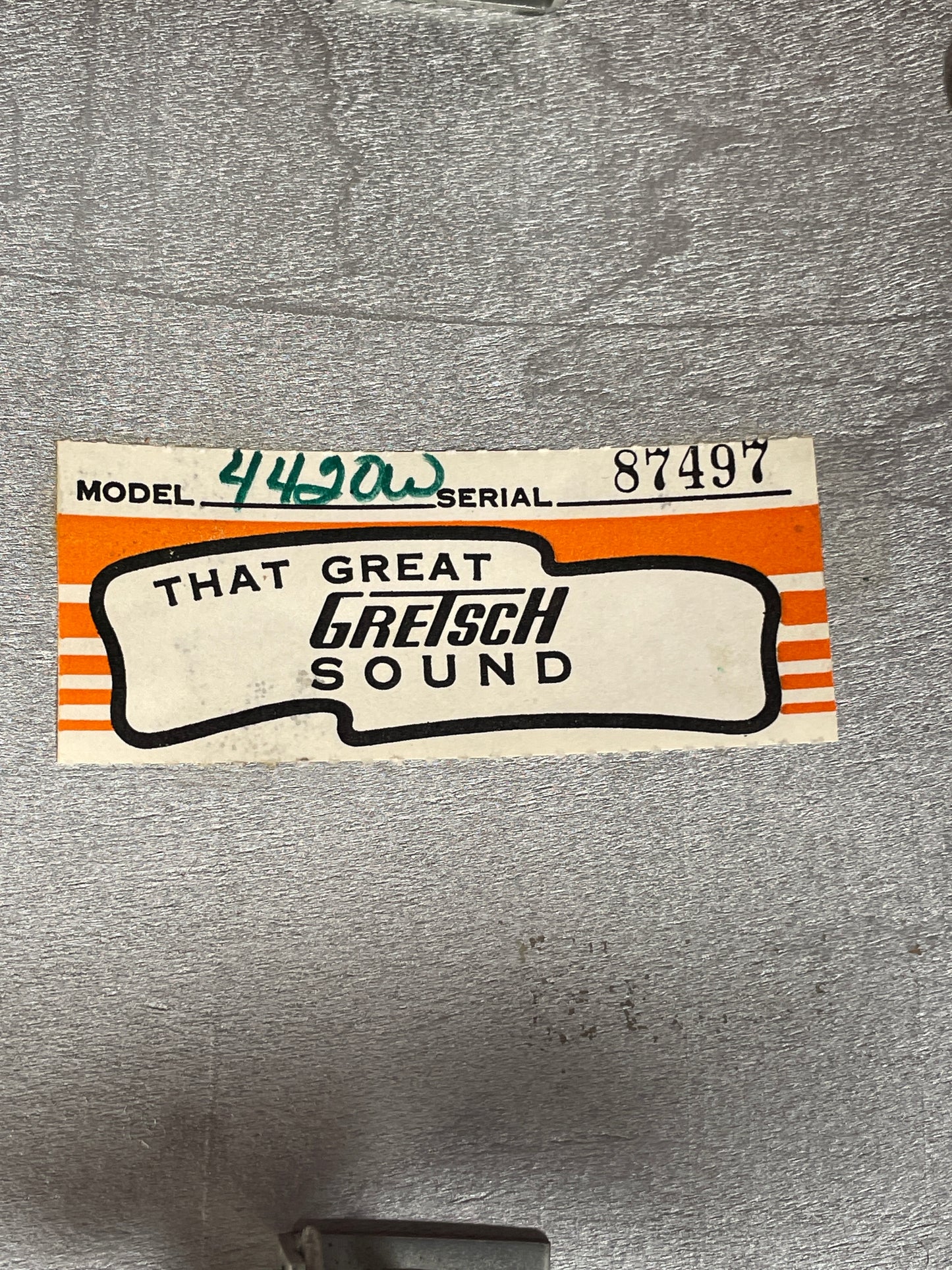 1970s Gretsch 10x14 Stop Sign Badge Tom Drum Rosewood Lacquer