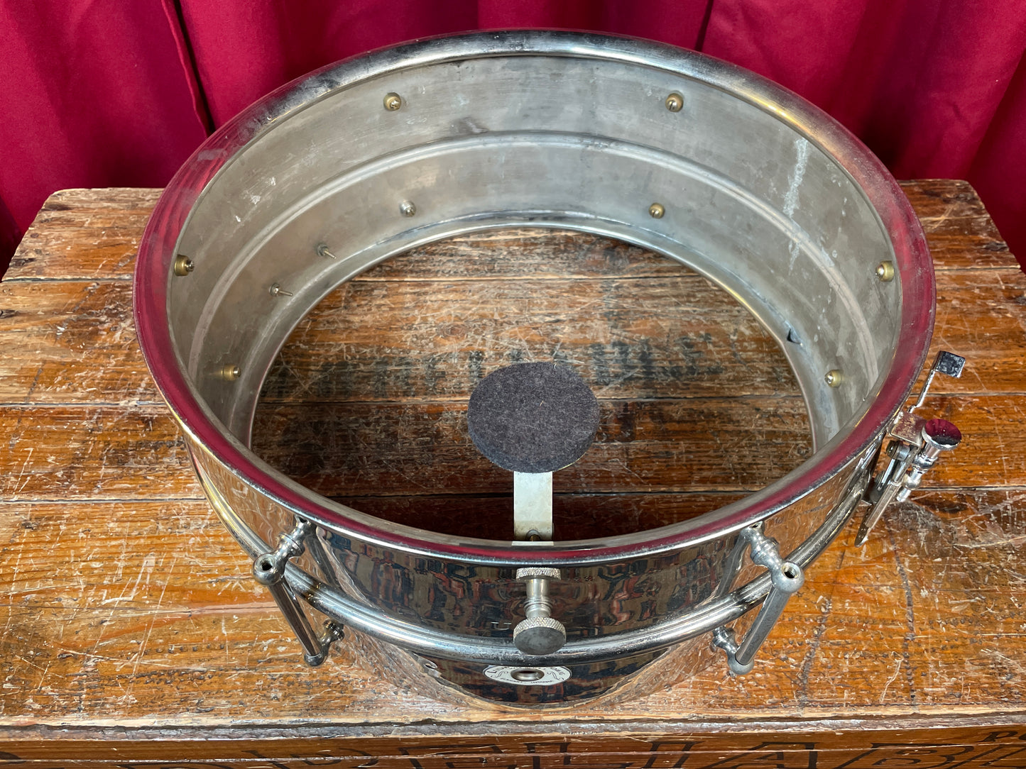 1930s Ludwig Standard/Universal/All-Round 6.5x15 2pc Heavy Brass Shell Snare Drum