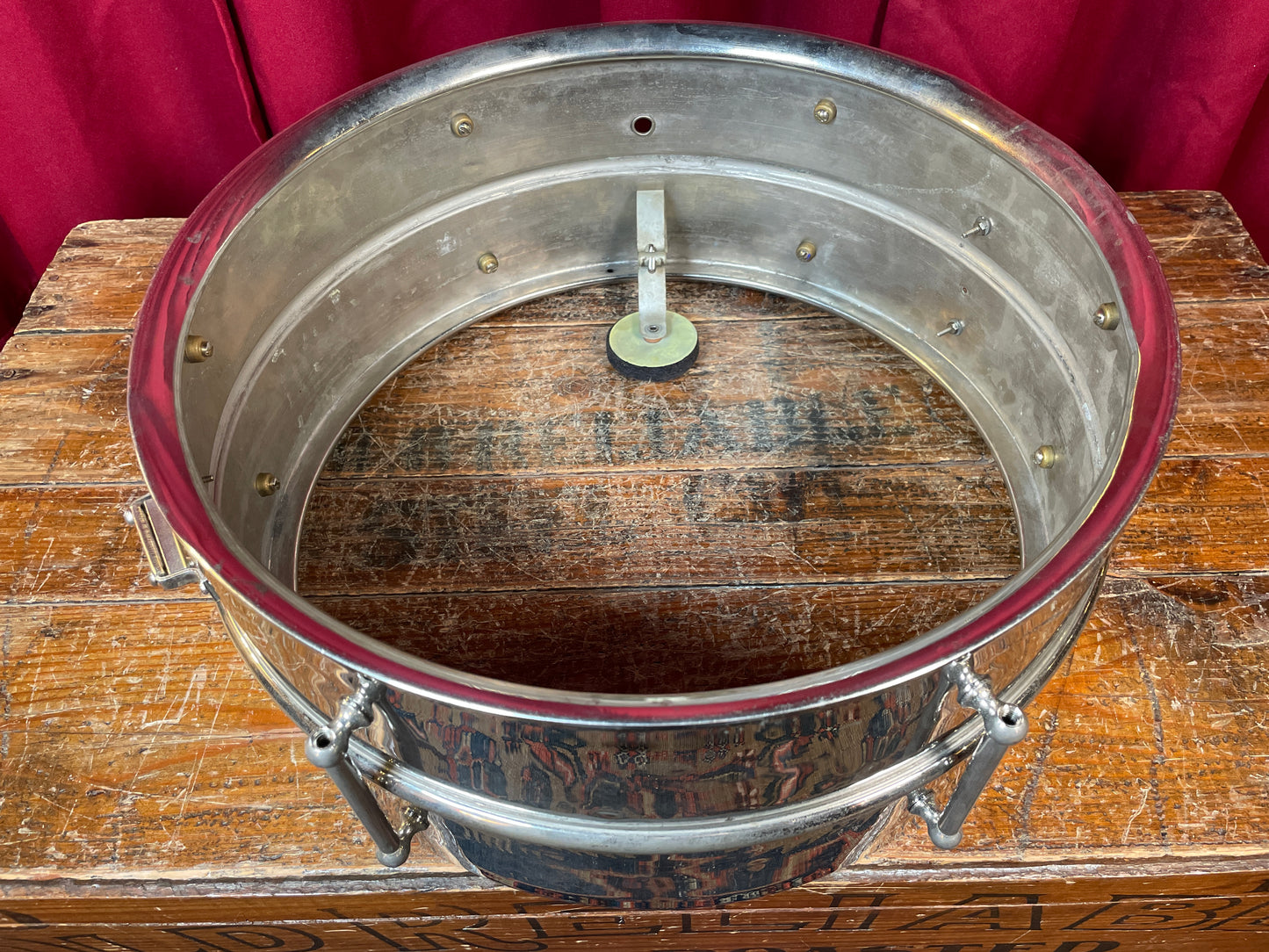 1930s Ludwig Standard/Universal/All-Round 6.5x15 2pc Heavy Brass Shell Snare Drum