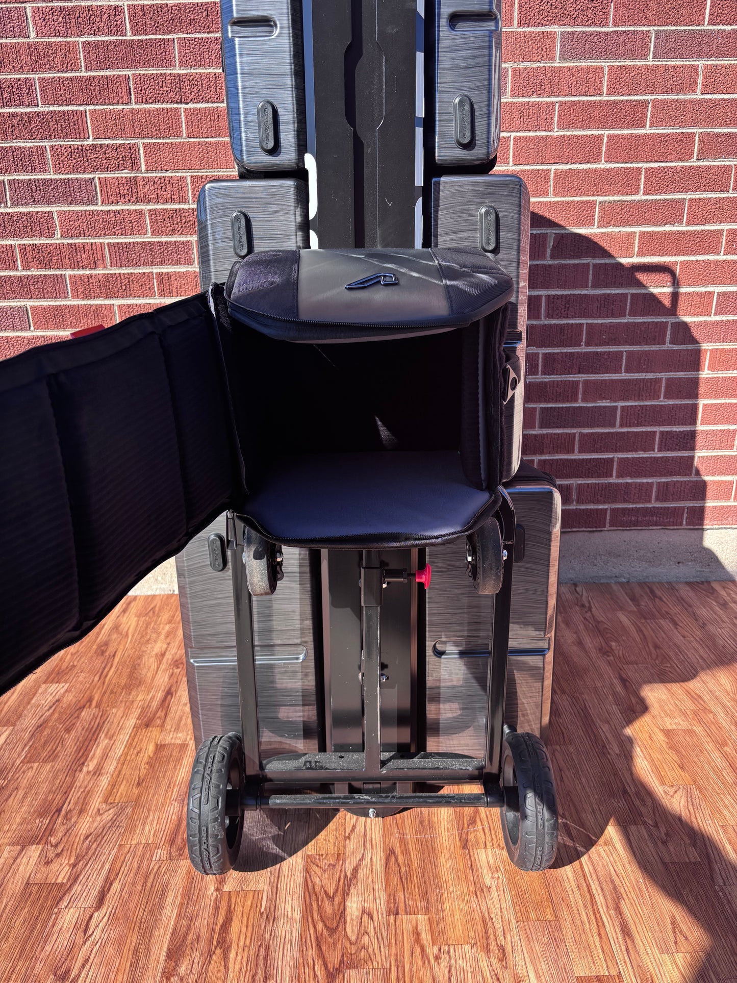 Gruv Gear VELOC Drum Case Set 8x10 10x12 14x16 18x22 w/ Transport Dolly