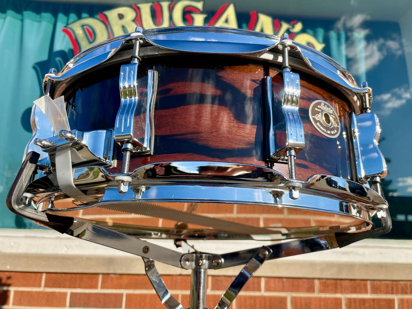 Ludwig Classic Maple Exotic 5x14 Ebony Macassar Snare Drum