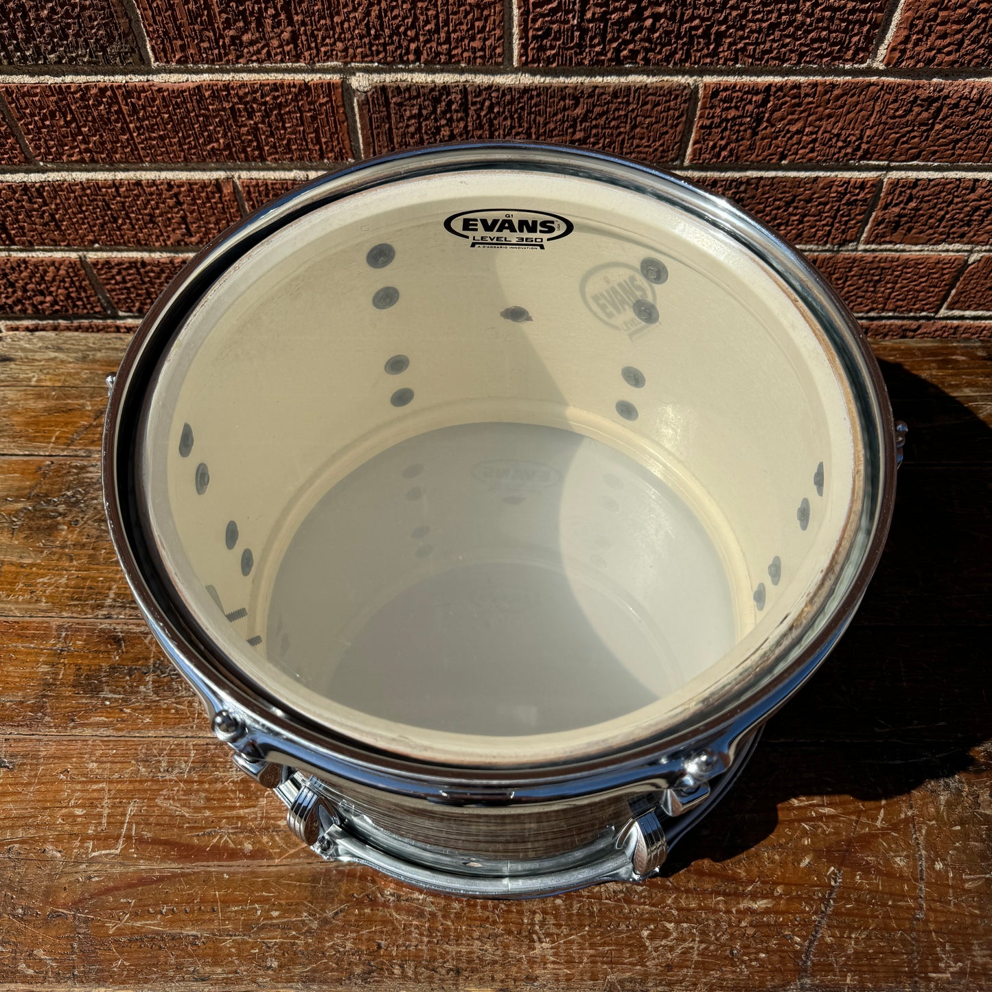 1960s Ludwig 8x12 Tom Drum Oyster Blue Pearl #2