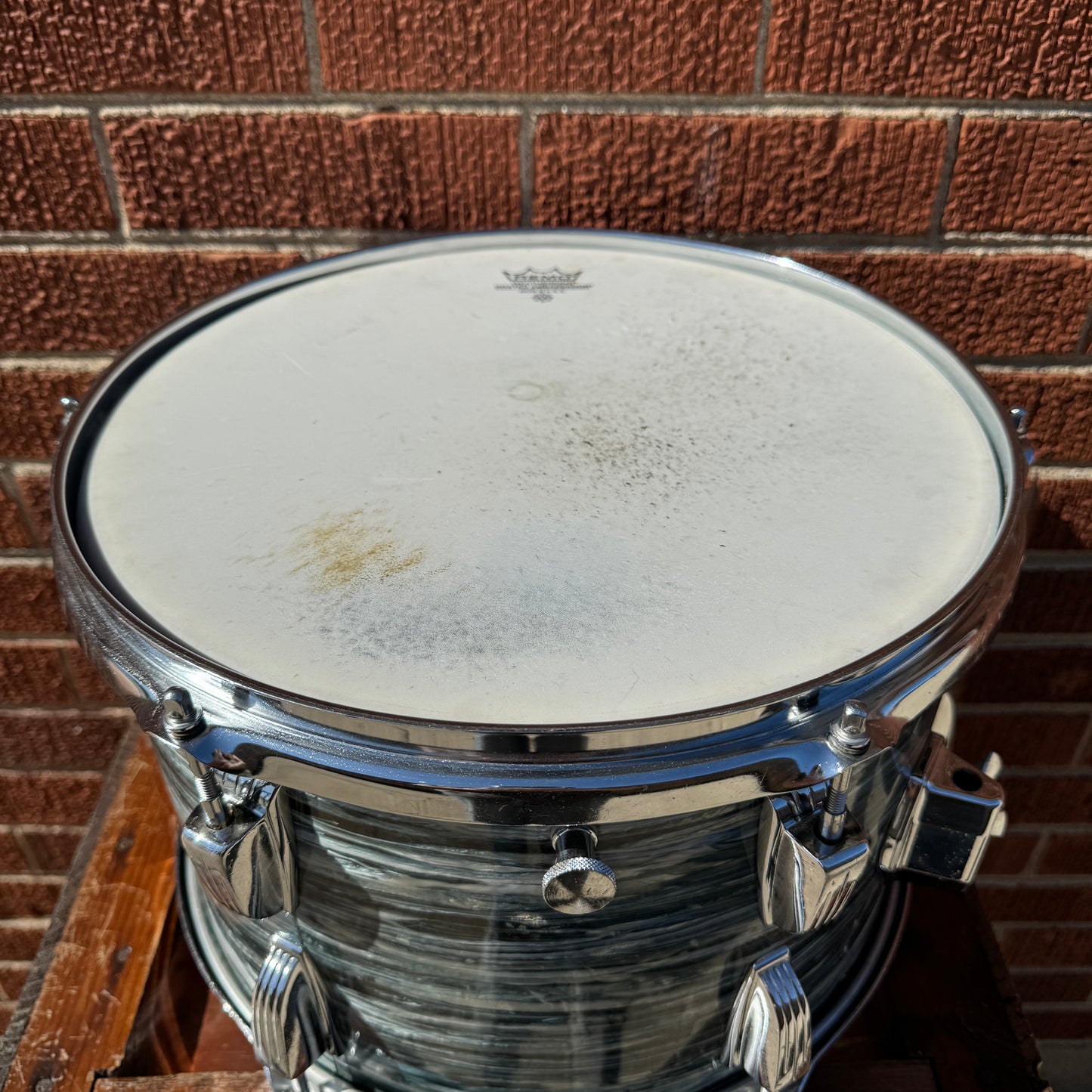 1960s Ludwig 9x13 Super Classic Tom Drum Oyster Blue Pearl