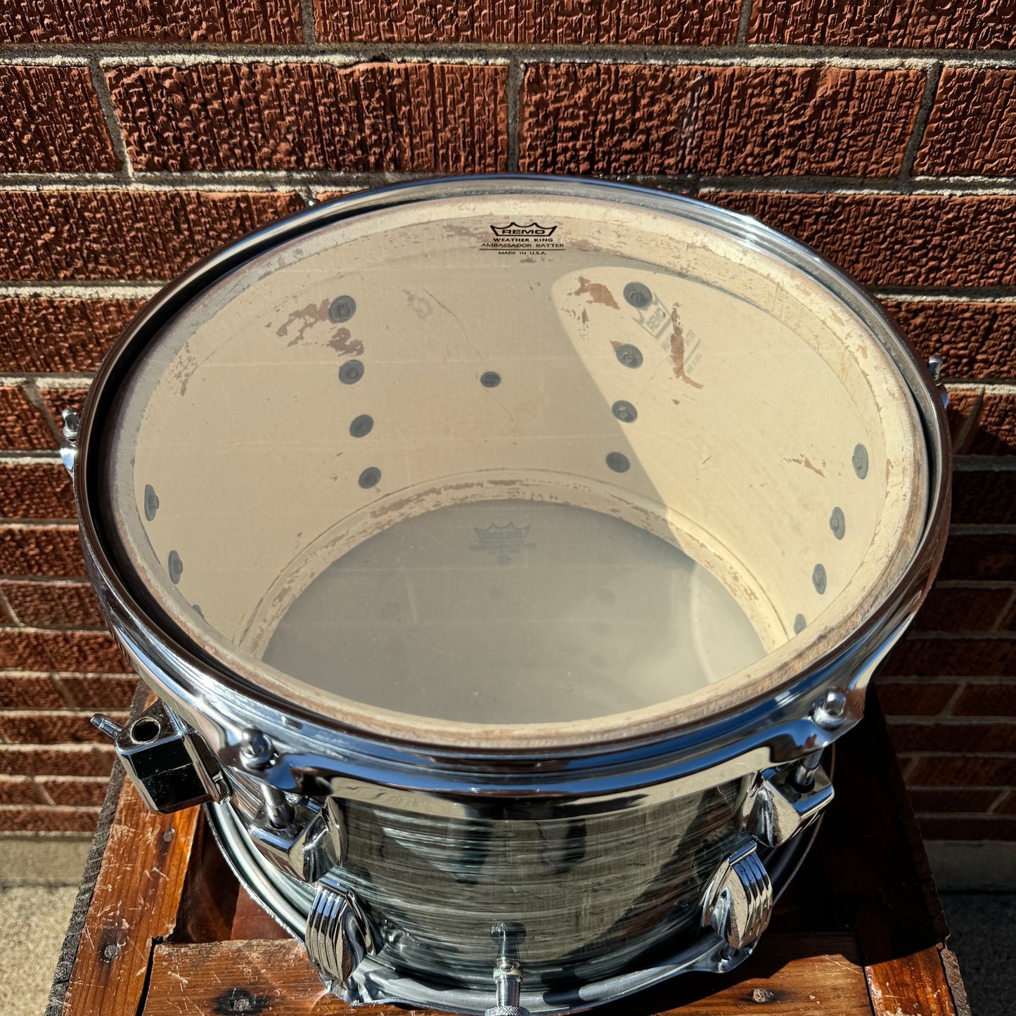1960s Ludwig 9x13 Super Classic Tom Drum Oyster Blue Pearl