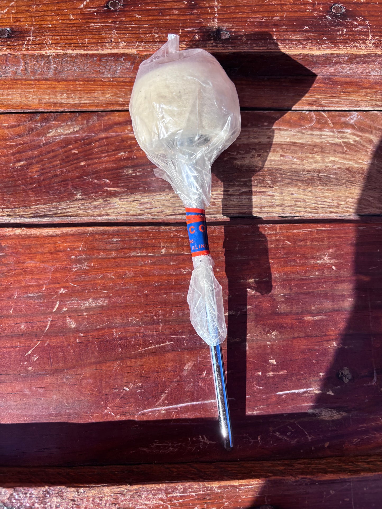 Vintage NOS Ludwig Hard Felt Bass Drum Beater No. SP-1286 Speed King