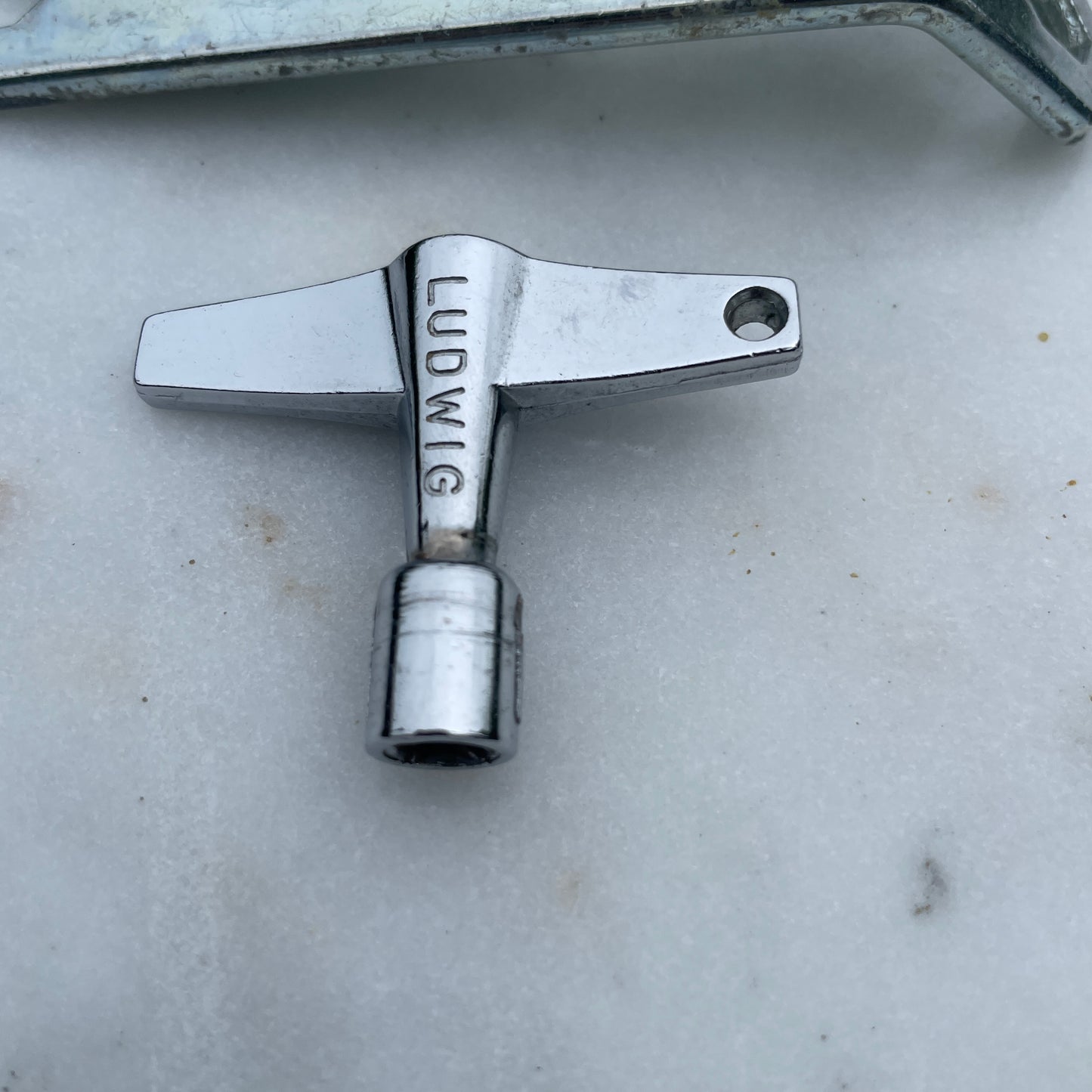 1960s-1970s Ludwig Drum Rail Console Wrench Key and Drum Tuning Key