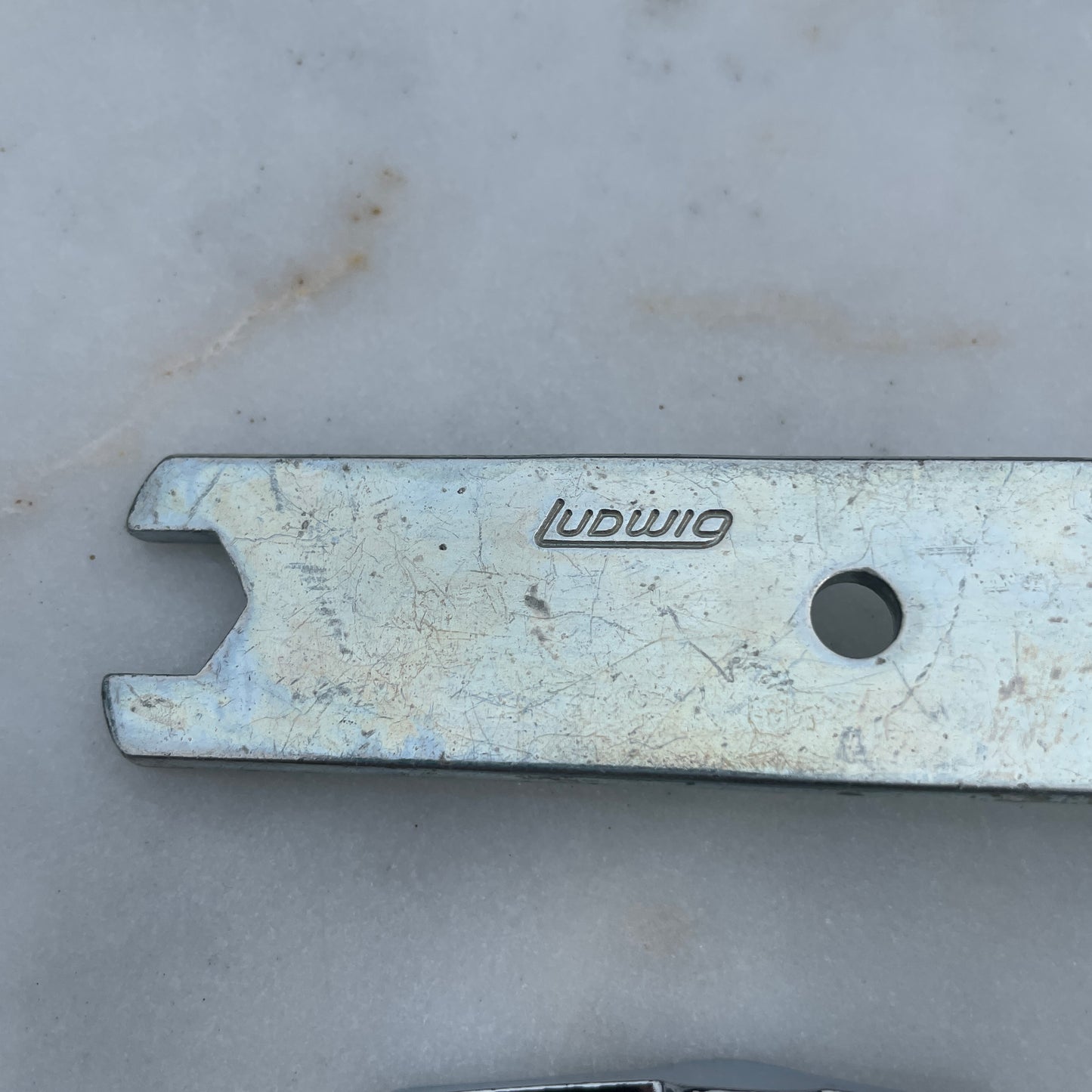 1960s-1970s Ludwig Drum Rail Console Wrench Key and Drum Tuning Key