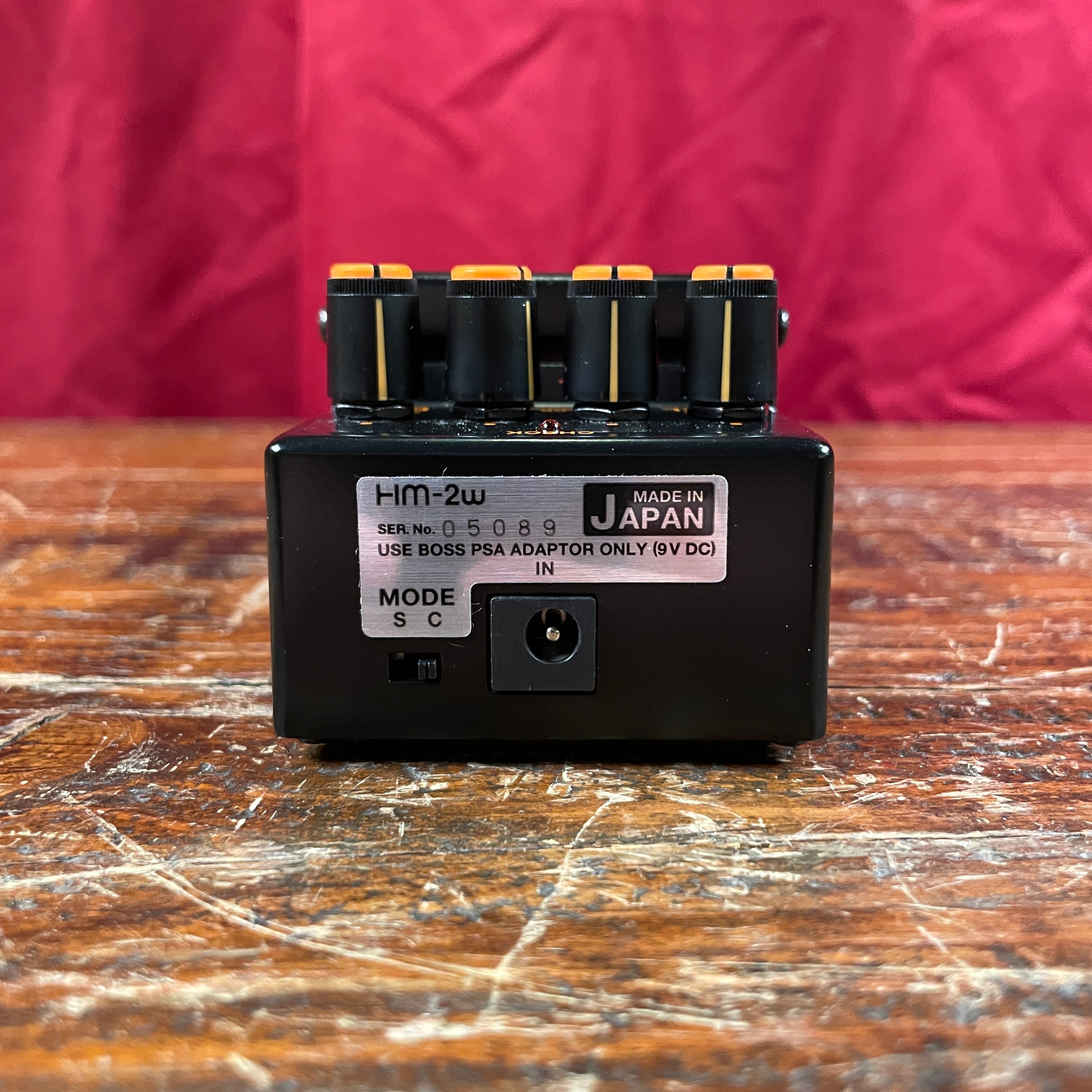 Boss Waza Craft HM-2W Heavy Metal Distortion Pedal Made In Japan w