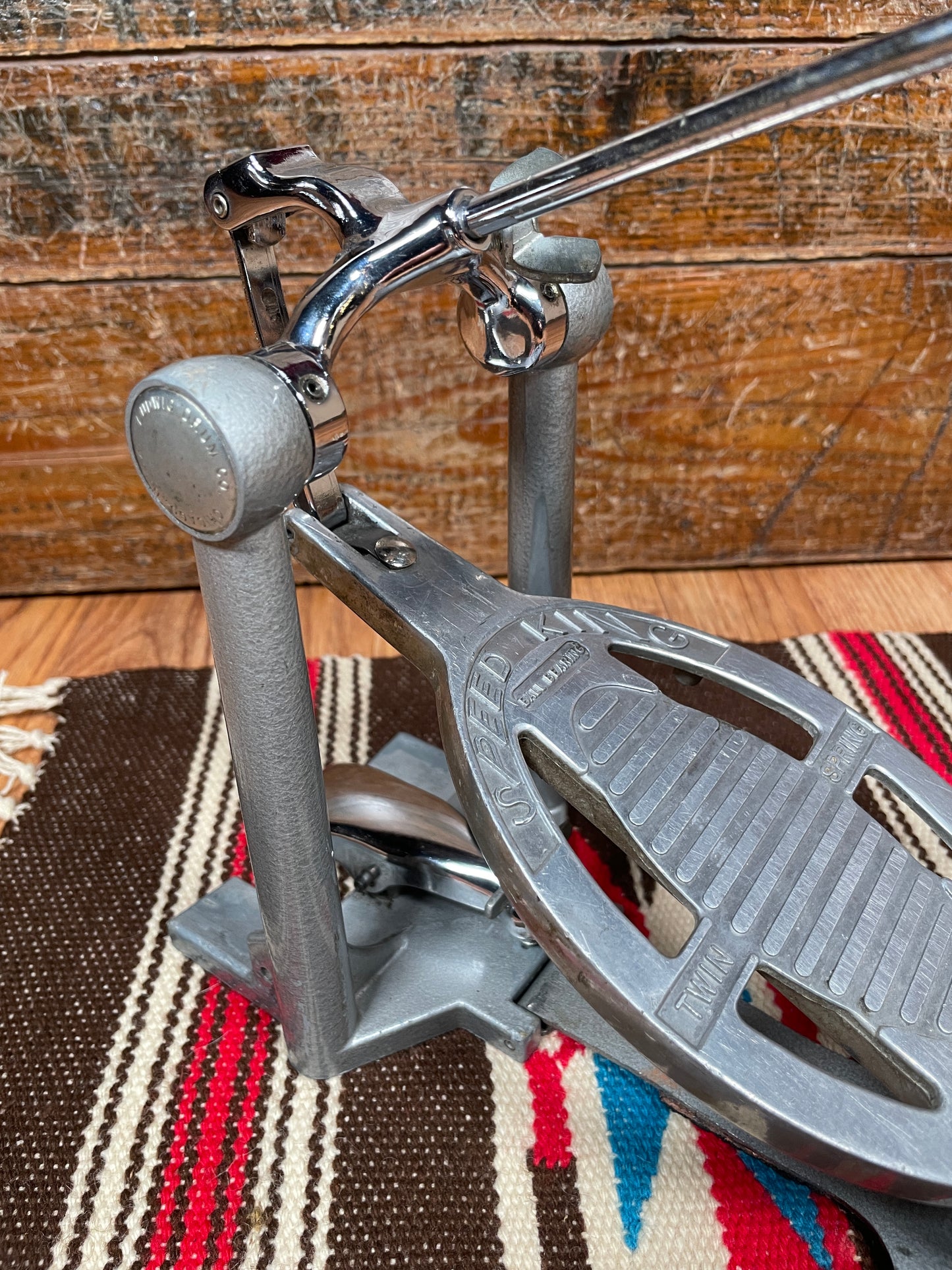 Clean 1960s Ludwig Speed King Twin Spring No. 201 Bass Drum Pedal