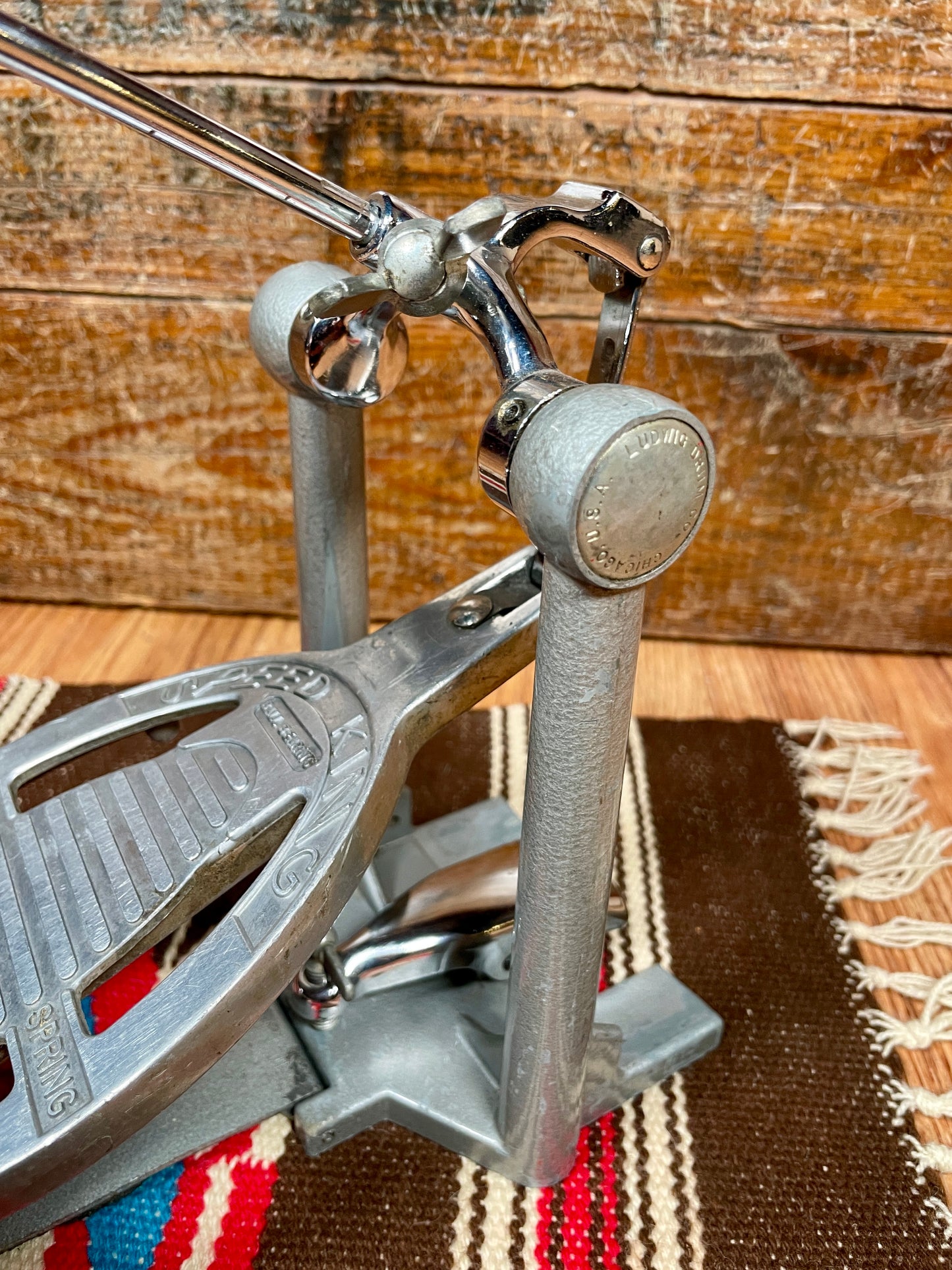 Clean 1960s Ludwig Speed King Twin Spring No. 201 Bass Drum Pedal