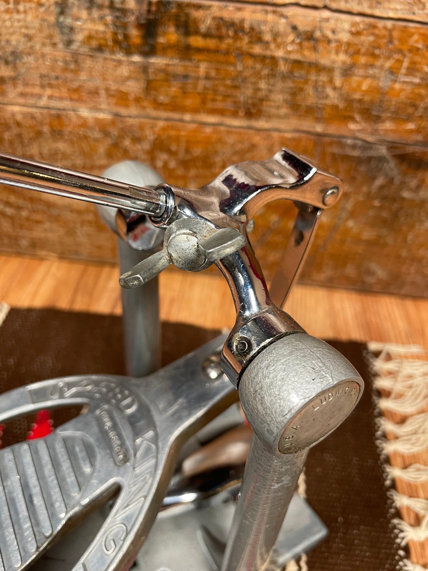 Clean 1960s Ludwig Speed King Twin Spring No. 201 Bass Drum Pedal